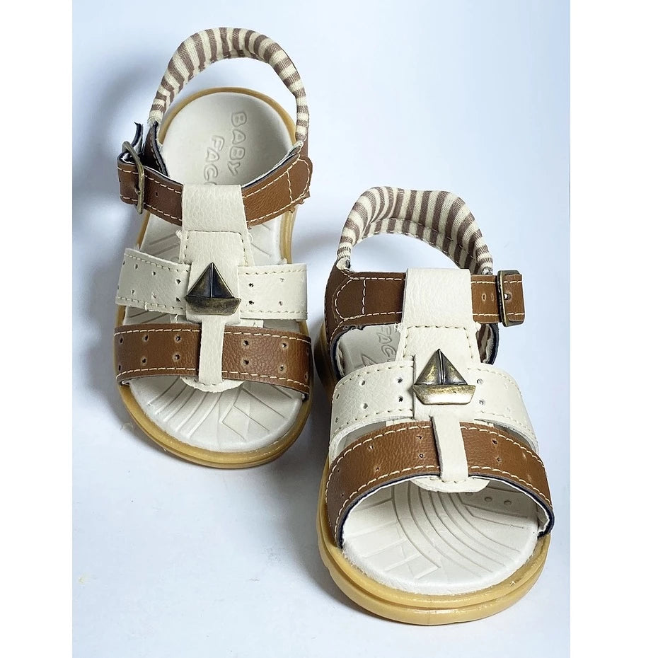 Sandália Papete Infantil Masculina com Velcro - Antiderrapante e Confortável