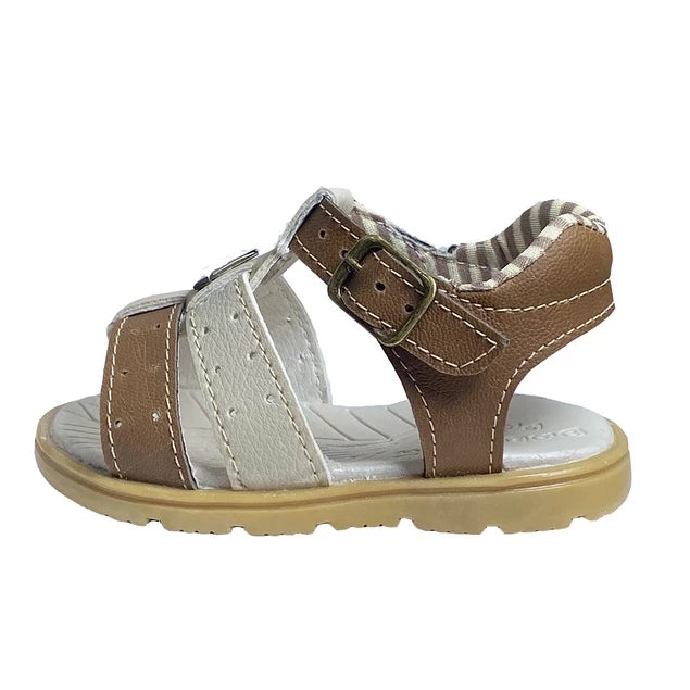 Sandália Papete Infantil Masculina com Velcro - Antiderrapante e Confortável