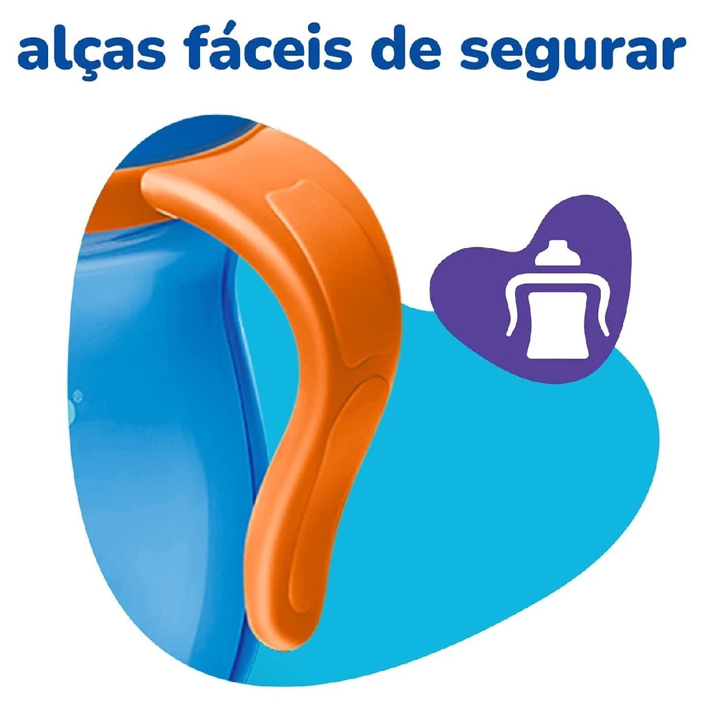 Copo de Treinamento com Alça Rosa