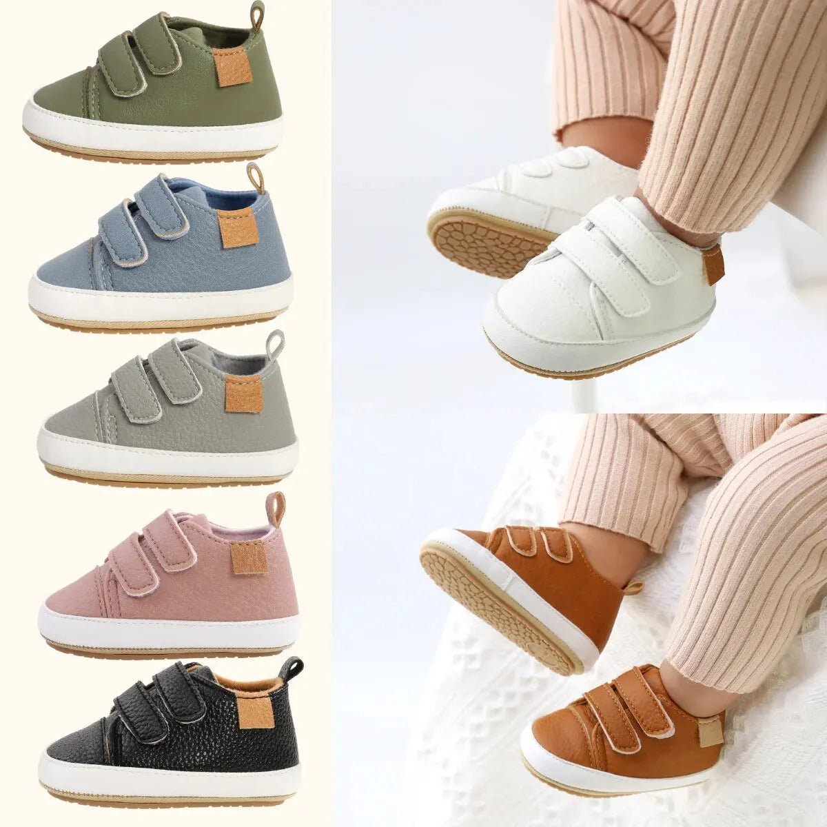 Tênis Infantil com Velcro - Confortável, Leve e Fácil de Calçar