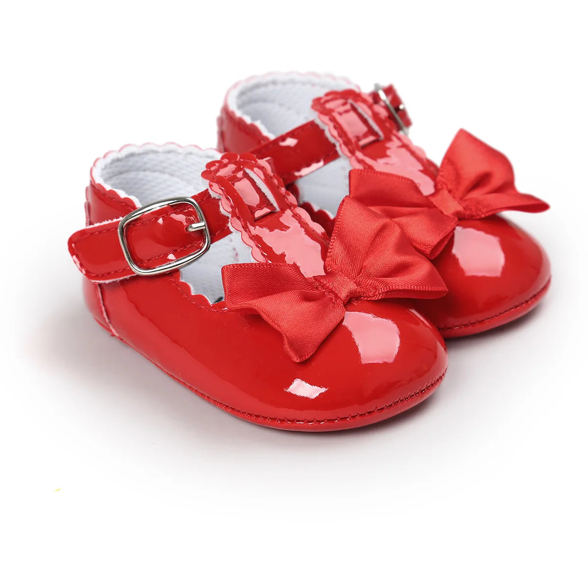 Sapatilha de Laço para Bebê Menina - Fofa, Macia e Perfeita para Todas as Ocasiões