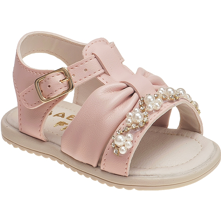 Sandália Sandalinha Bebe Menina ���̧� ������ Dourado/Nude/Branco/Rosa Bebê