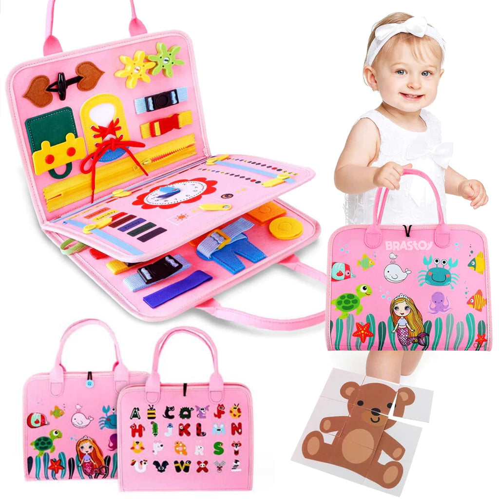 Maleta Montessori Infantil – Atividades Sensorial e Educativa para Crianças Pequenas