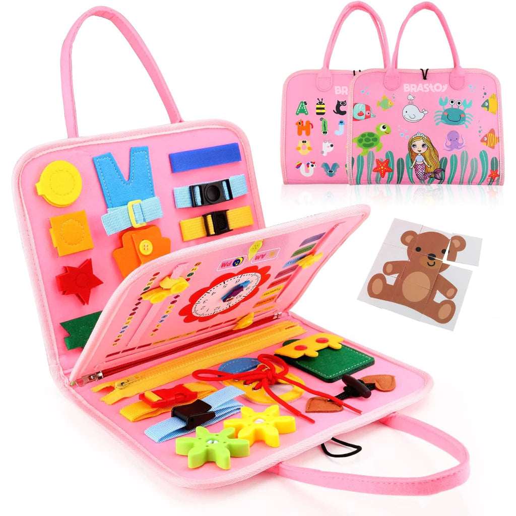 Maleta Montessori Infantil – Atividades Sensorial e Educativa para Crianças Pequenas