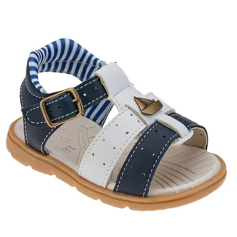 Sandália Papete Infantil Masculina com Velcro - Antiderrapante e Confortável