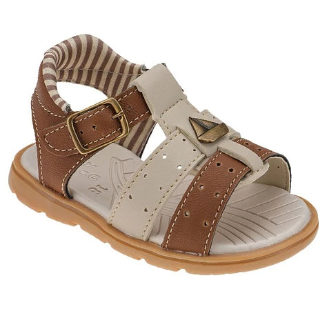 Sandália Papete Infantil Masculina com Velcro - Antiderrapante e Confortável
