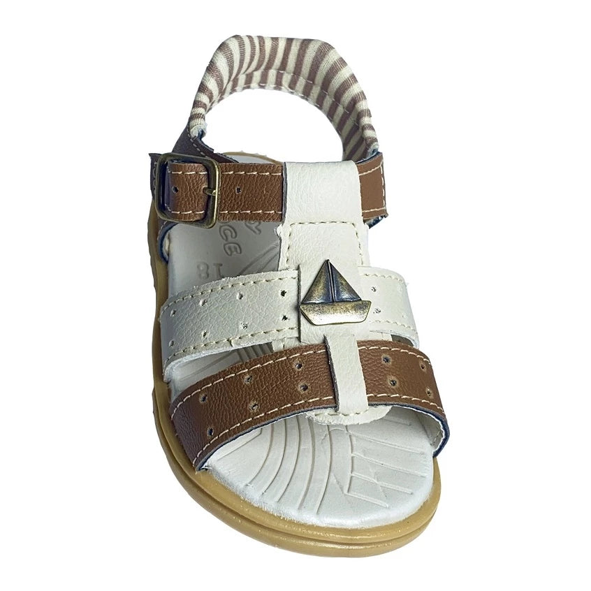 Sandália Papete Infantil Masculina com Velcro - Antiderrapante e Confortável