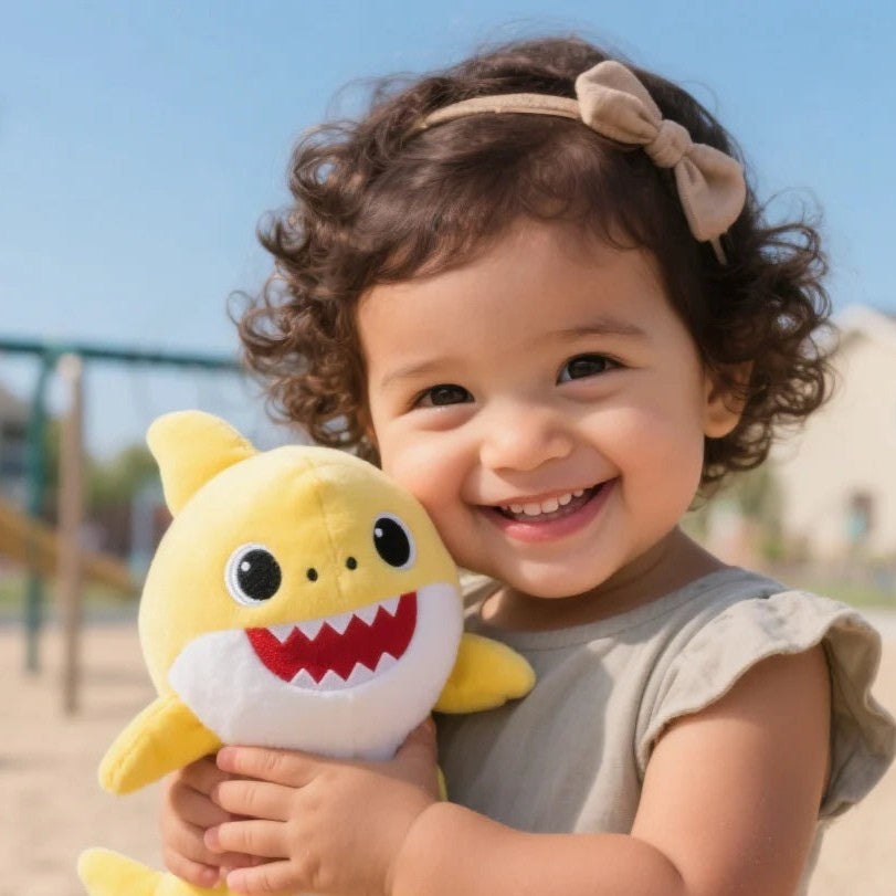 Pelúcia Baby Shark Original – Brinquedo Infantil Macio e Divertido