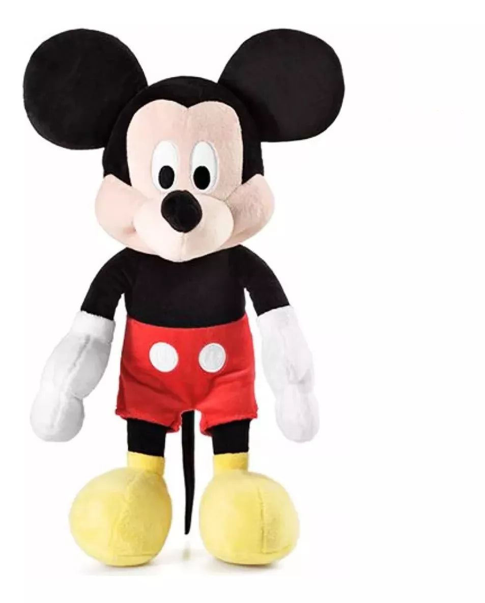 Mickey Mouse de Pelúcia com Sapatos Amarelos – Brinquedo Infantil Antialérgico