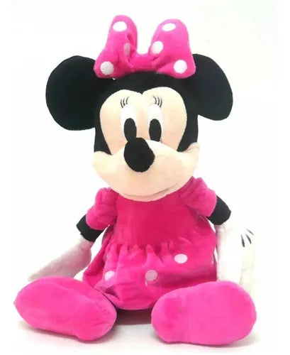 Pelúcia Minnie Mouse Infantil – Rosa, Macia e Antialérgica, Presente Disney