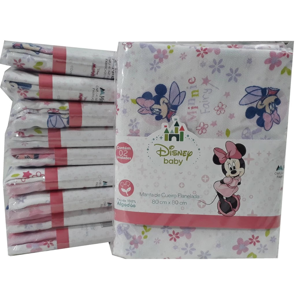 Kit com 2 Cueiros Disney – Macios, Leves e 100% Algodão