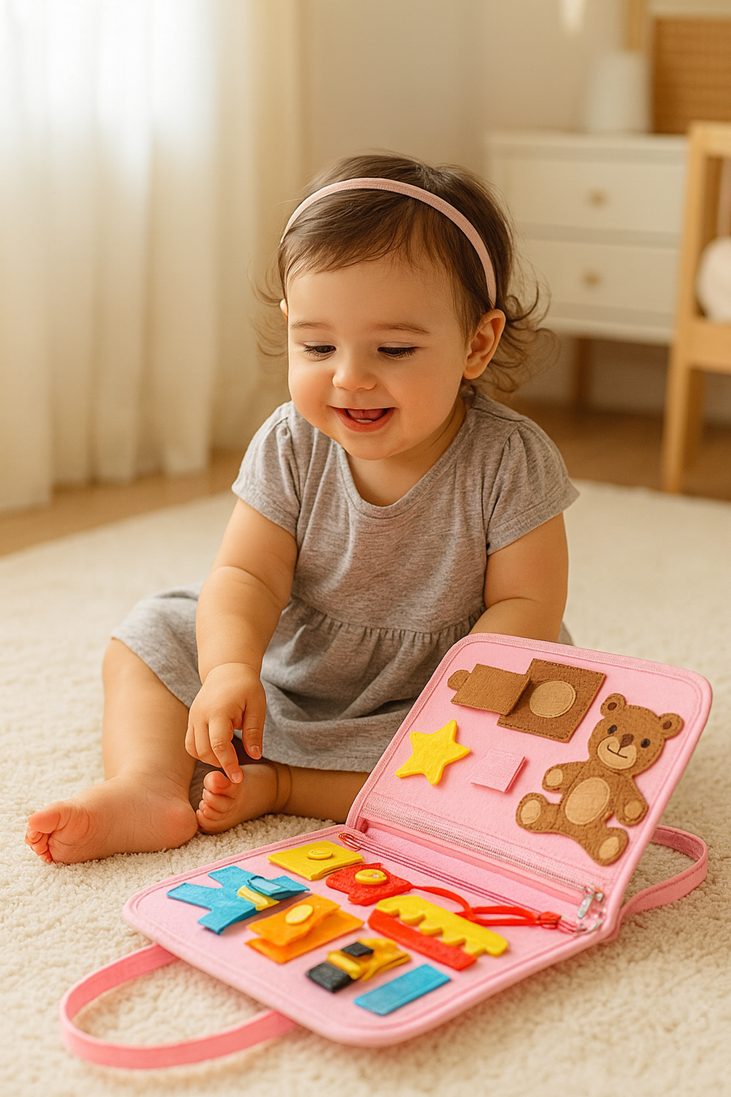 Maleta Montessori Infantil – Atividades Sensorial e Educativa para Crianças Pequenas