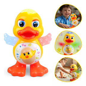 Patinho Dançarino com Luzes, Música e Movimento – Brinquedo Educativo para Bebês e Crianças