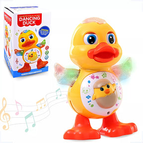 Patinho Dançarino com Luzes, Música e Movimento – Brinquedo Educativo para Bebês e Crianças