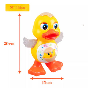 Patinho Dançarino com Luzes, Música e Movimento – Brinquedo Educativo para Bebês e Crianças