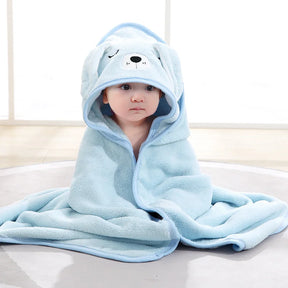 Toalha com Capuz Infantil de Bichinho – Super Macia para Bebês e Crianças