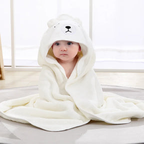 Toalha com Capuz Infantil de Bichinho – Super Macia para Bebês e Crianças