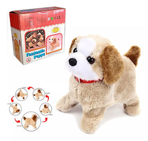 Cachorrinho de Pelúcia Interativo que Anda, Pula, Senta e Dá Cambalhotas – Brinquedo Divertido para Crianças