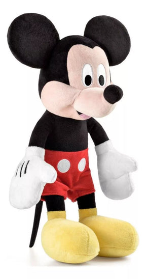 Mickey Mouse de Pelúcia com Sapatos Amarelos – Brinquedo Infantil Antialérgico