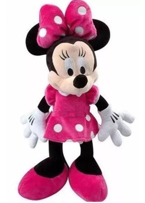 Pelúcia Minnie Mouse Infantil – Rosa, Macia e Antialérgica, Presente Disney